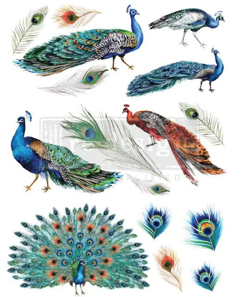 WHITE ENGRAVING 24″X 35″- Prima Redesign Transfer